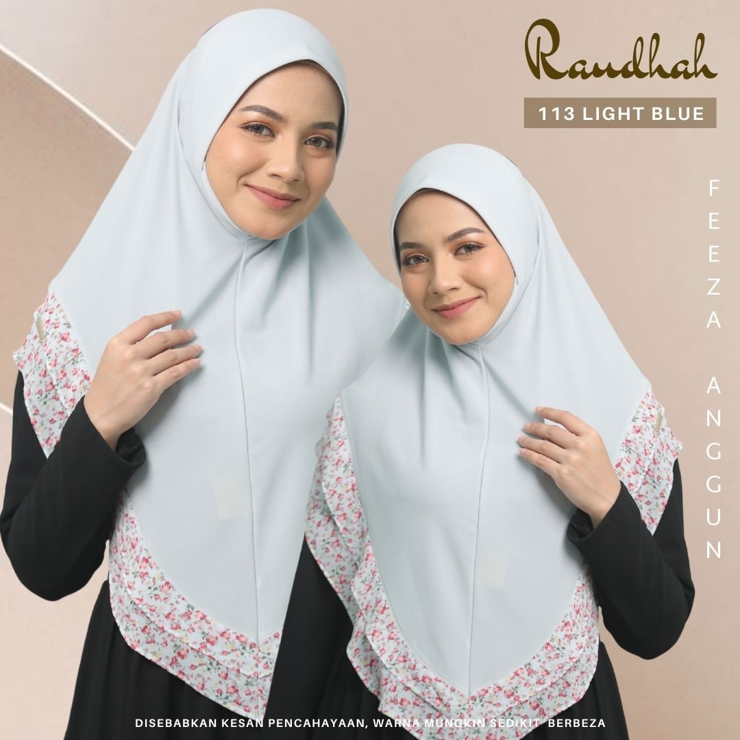 113 LIGHT BLUE | 2pcs RM120 - Feeza Anggun